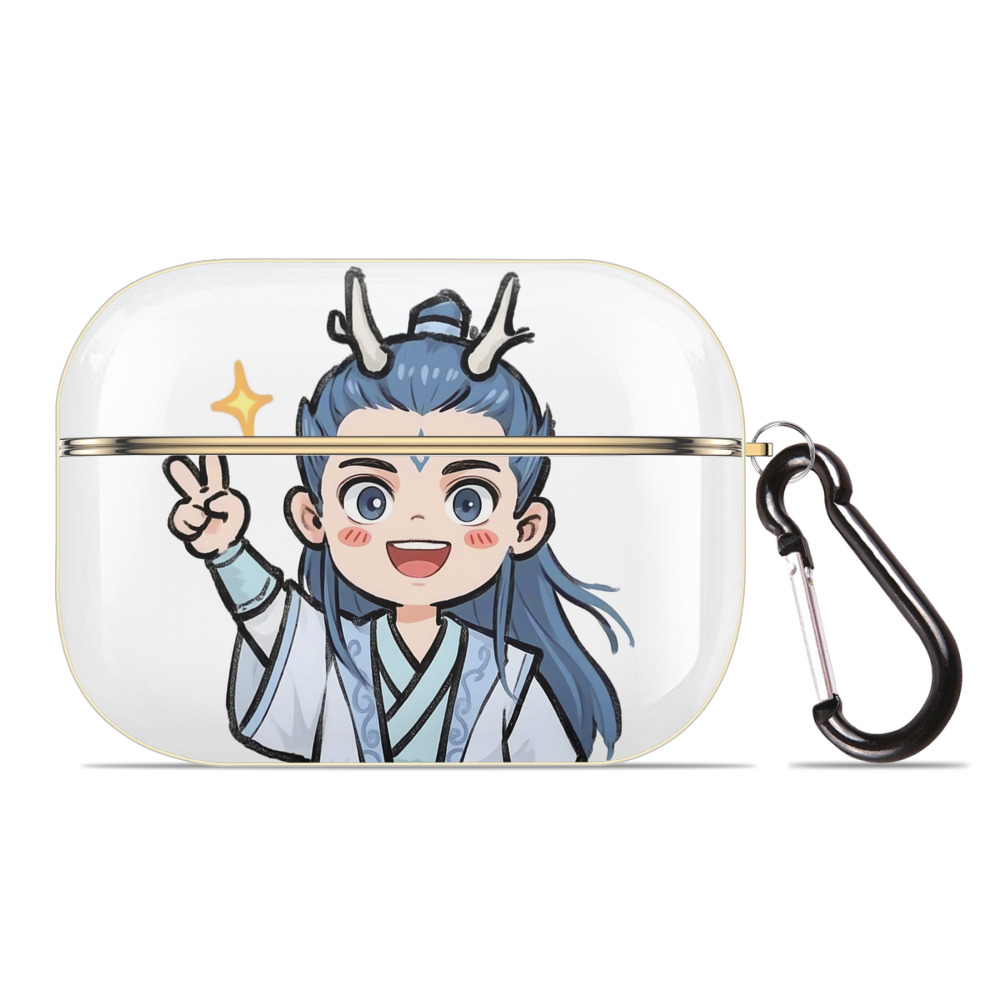（画像用） Ne Zha 2 ナタ 魔童の大暴れ 【AirPods Pro用】ハードシェル保護ケース｜耐衝撃・防指紋・カラビナ付き商品仕様