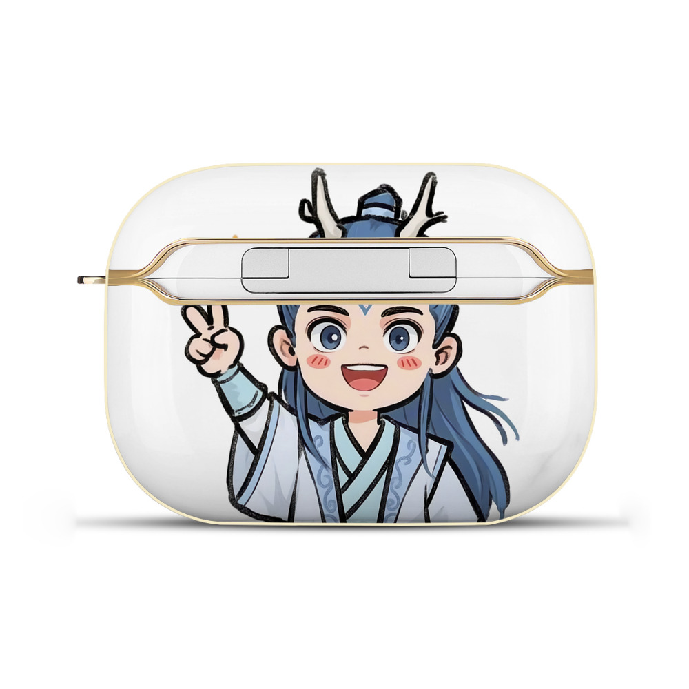 （画像用） Ne Zha 2 ナタ 魔童の大暴れ 【AirPods Pro用】ハードシェル保護ケース｜耐衝撃・防指紋・カラビナ付き商品仕様