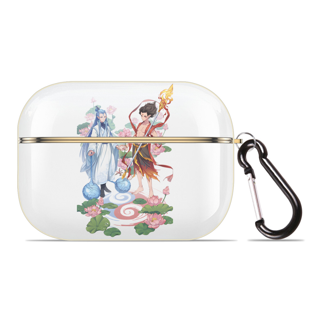 （画像用） Ne Zha 2 ナタ 魔童の大暴れ 【AirPods Pro用】ハードシェル保護ケース｜耐衝撃・防指紋・カラビナ付き商品仕様