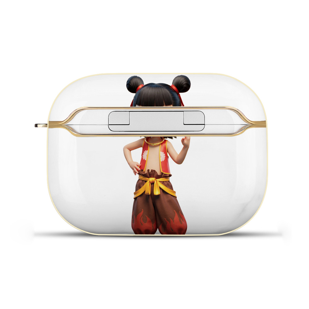 （画像用） Ne Zha 2 ナタ 魔童の大暴れ 【AirPods Pro用】ハードシェル保護ケース｜耐衝撃・防指紋・カラビナ付き商品仕様