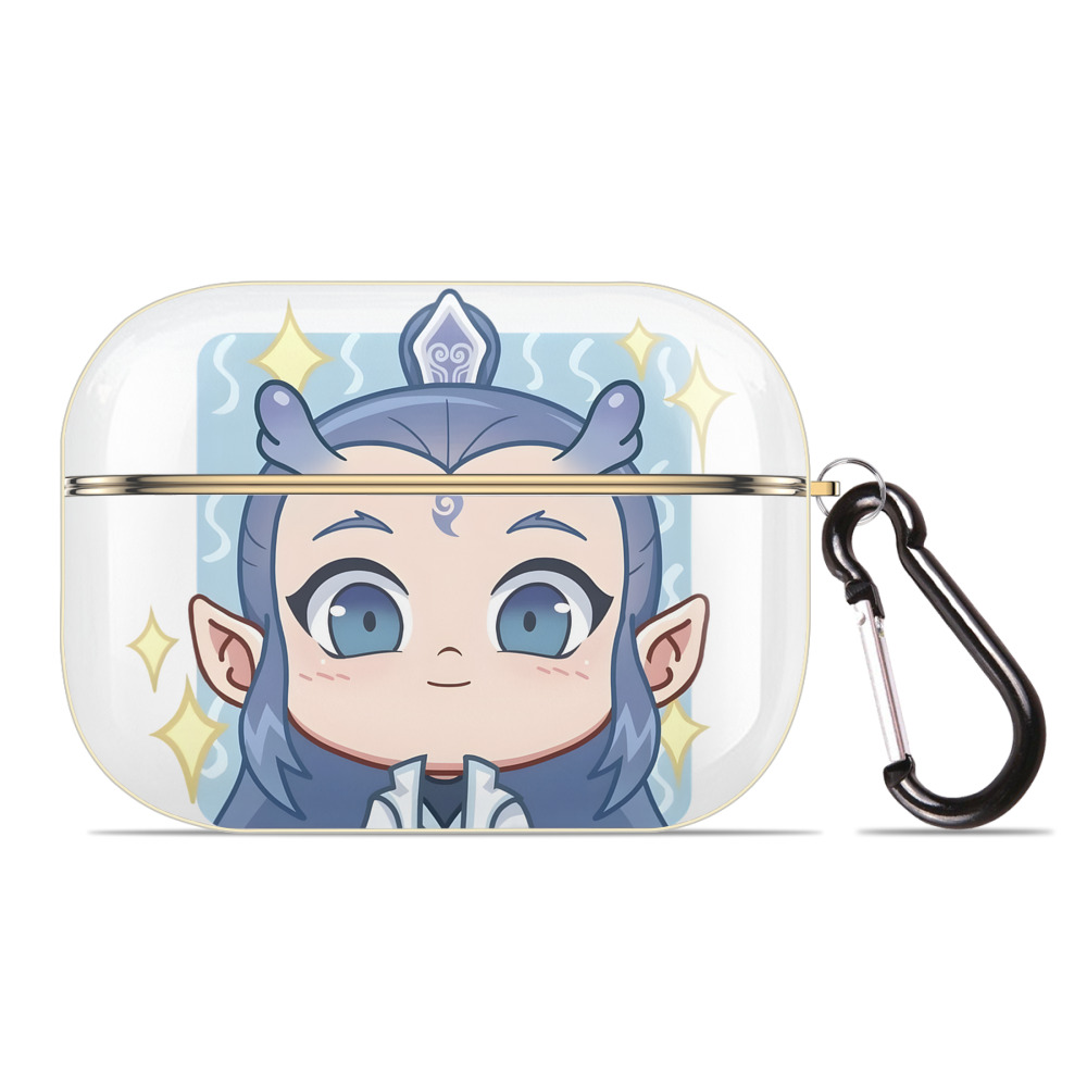 （画像用） Ne Zha 2 ナタ 魔童の大暴れ 【AirPods Pro用】ハードシェル保護ケース｜耐衝撃・防指紋・カラビナ付き商品仕様