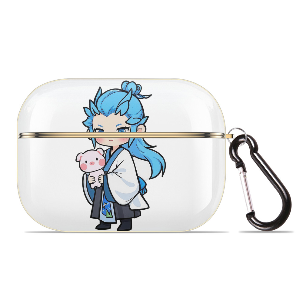 （画像用） Ne Zha 2 ナタ 魔童の大暴れ 【AirPods Pro用】ハードシェル保護ケース｜耐衝撃・防指紋・カラビナ付き商品仕様