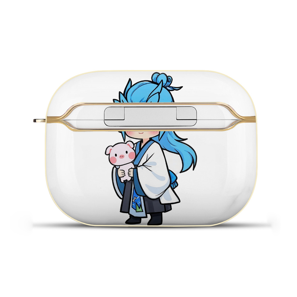 （画像用） Ne Zha 2 ナタ 魔童の大暴れ 【AirPods Pro用】ハードシェル保護ケース｜耐衝撃・防指紋・カラビナ付き商品仕様