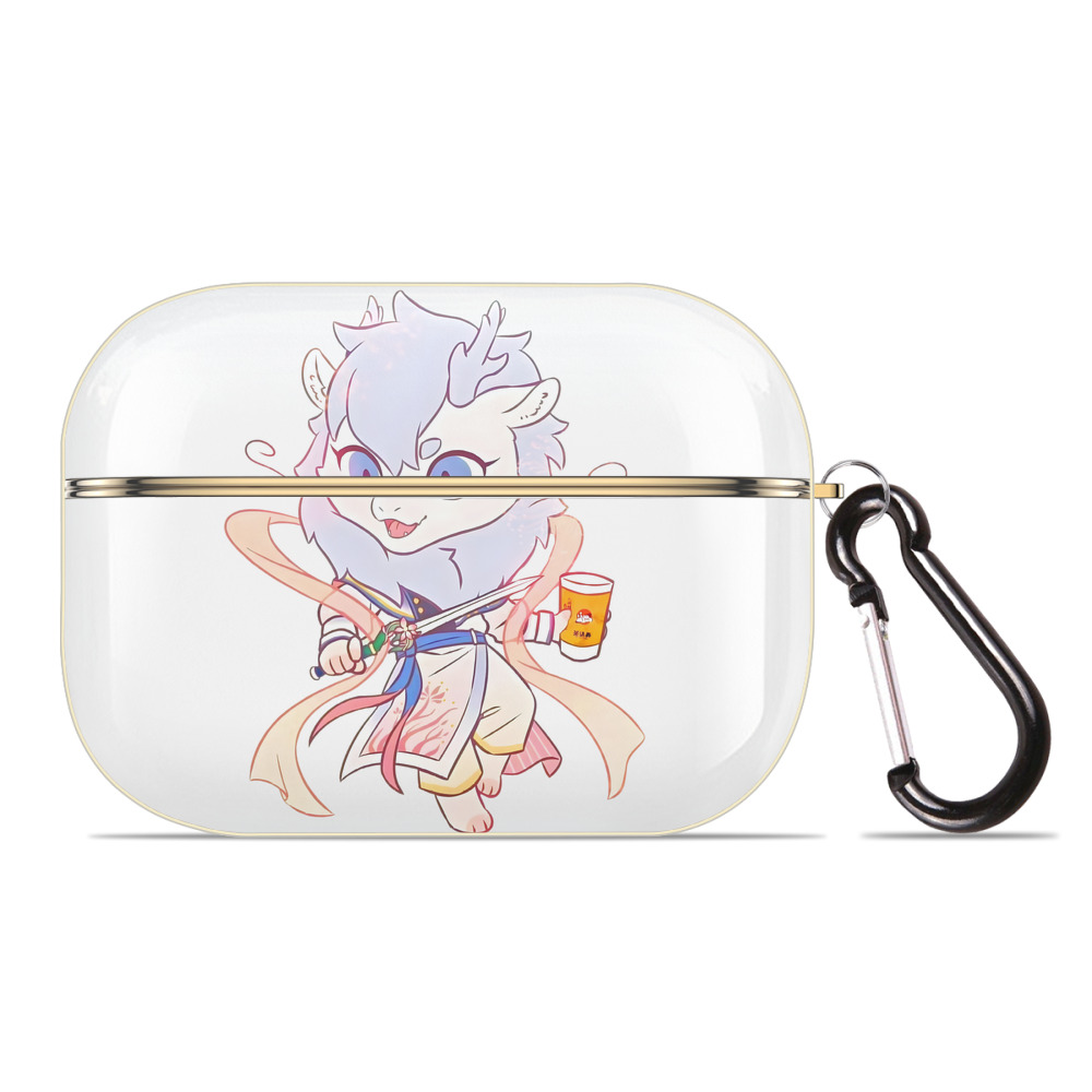 （画像用） Ne Zha 2 ナタ 魔童の大暴れ 【AirPods Pro用】ハードシェル保護ケース｜耐衝撃・防指紋・カラビナ付き商品仕様
