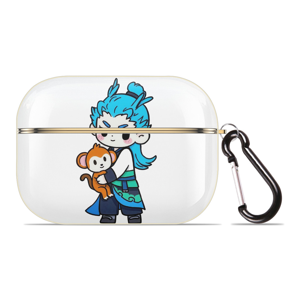 （画像用） Ne Zha 2 ナタ 魔童の大暴れ 【AirPods Pro用】ハードシェル保護ケース｜耐衝撃・防指紋・カラビナ付き商品仕様