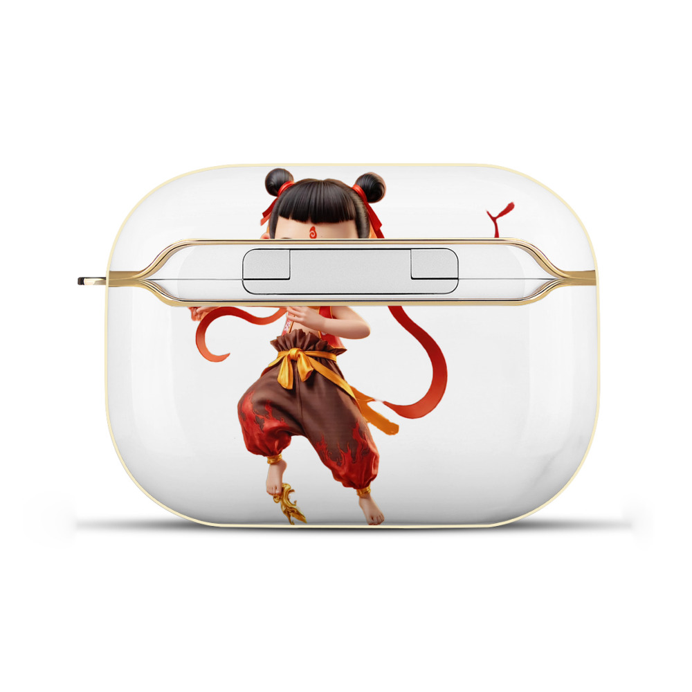 （画像用） Ne Zha 2 ナタ 魔童の大暴れ 【AirPods Pro用】ハードシェル保護ケース｜耐衝撃・防指紋・カラビナ付き商品仕様