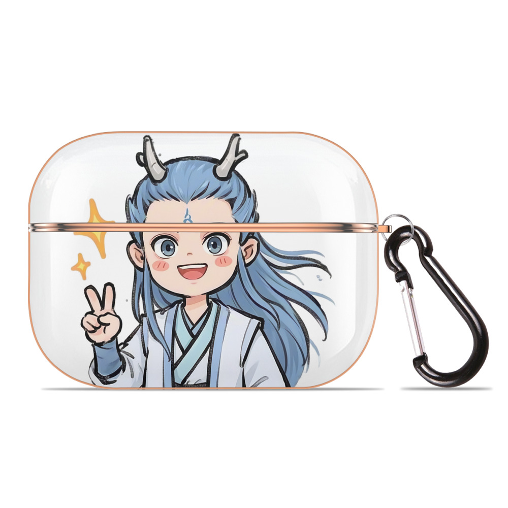 （画像用） Ne Zha 2 ナタ 魔童の大暴れ 【AirPods Pro用】ハードシェル保護ケース｜耐衝撃・防指紋・カラビナ付き商品仕様