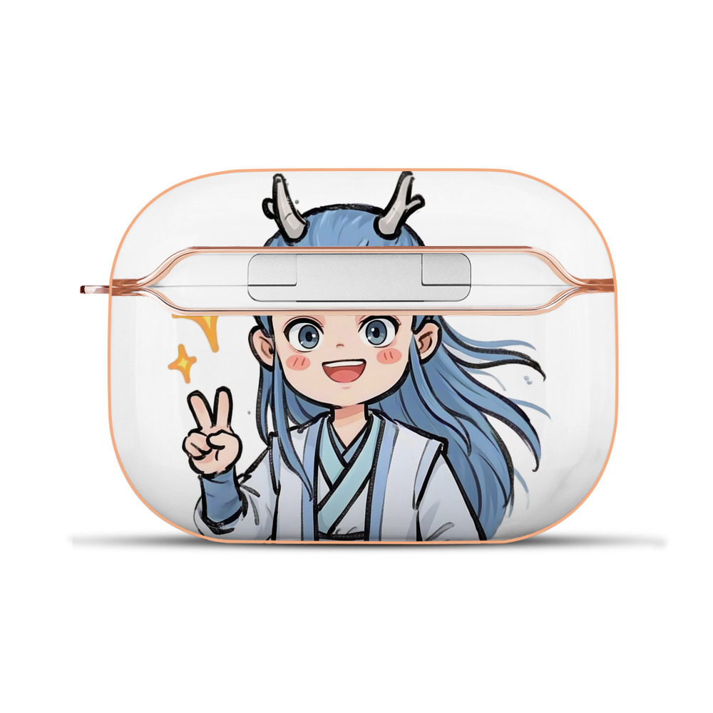 （画像用） Ne Zha 2 ナタ 魔童の大暴れ 【AirPods Pro用】ハードシェル保護ケース｜耐衝撃・防指紋・カラビナ付き商品仕様