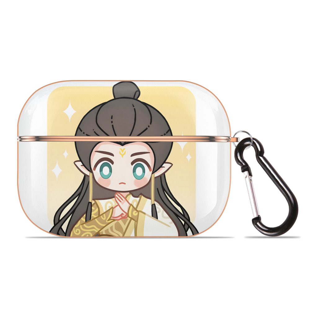 （画像用） Ne Zha 2 ナタ 魔童の大暴れ 【AirPods Pro用】ハードシェル保護ケース｜耐衝撃・防指紋・カラビナ付き商品仕様