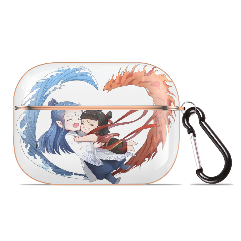 （画像用） Ne Zha 2 ナタ 魔童の大暴れ 【AirPods Pro用】ハードシェル保護ケース｜耐衝撃・防指紋・カラビナ付き商品仕様