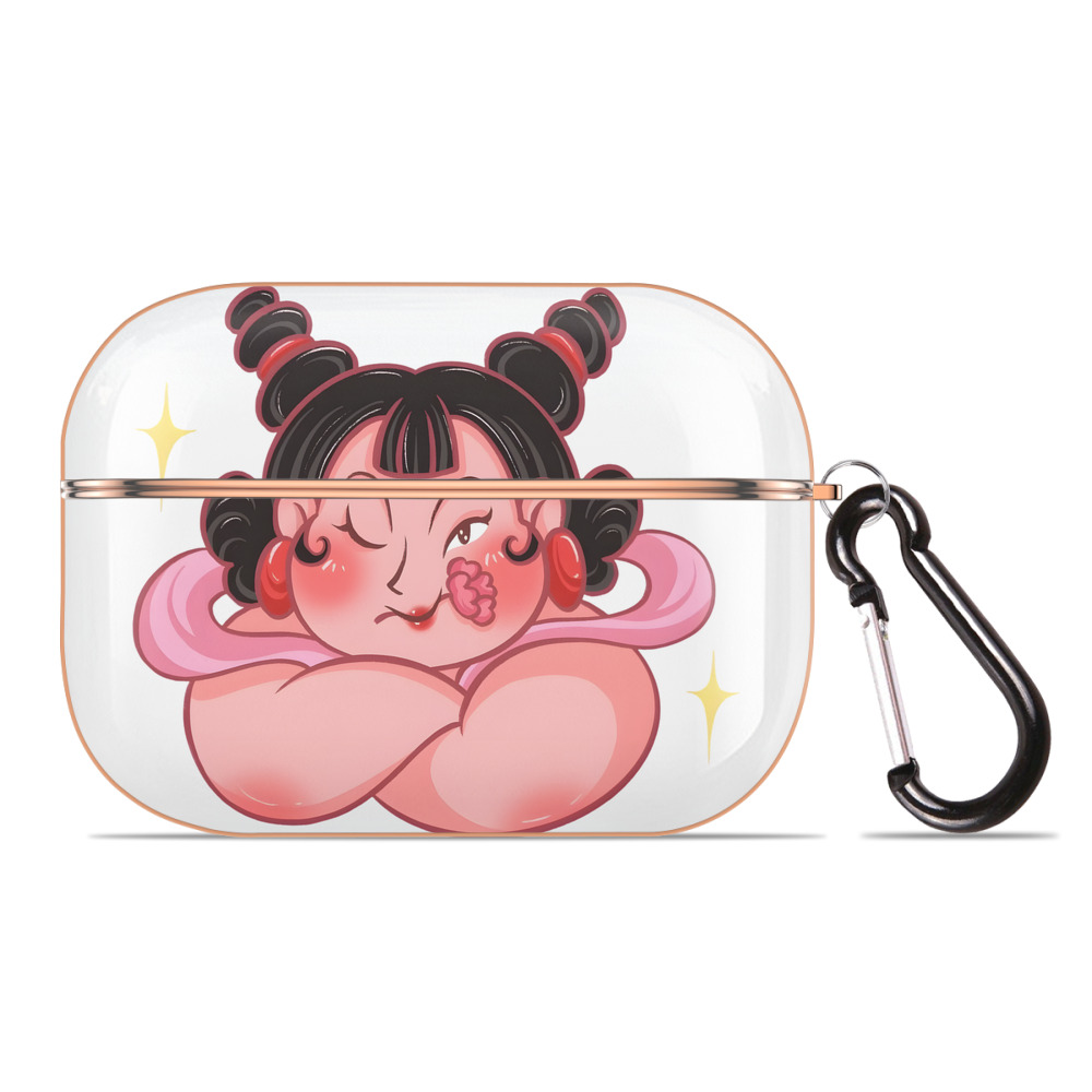 （画像用） Ne Zha 2 ナタ 魔童の大暴れ 【AirPods Pro用】ハードシェル保護ケース｜耐衝撃・防指紋・カラビナ付き商品仕様