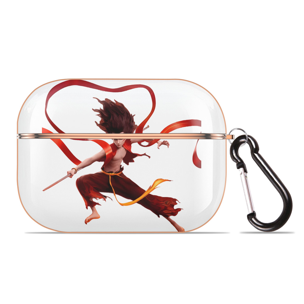 （画像用） Ne Zha 2 ナタ 魔童の大暴れ 【AirPods Pro用】ハードシェル保護ケース｜耐衝撃・防指紋・カラビナ付き商品仕様