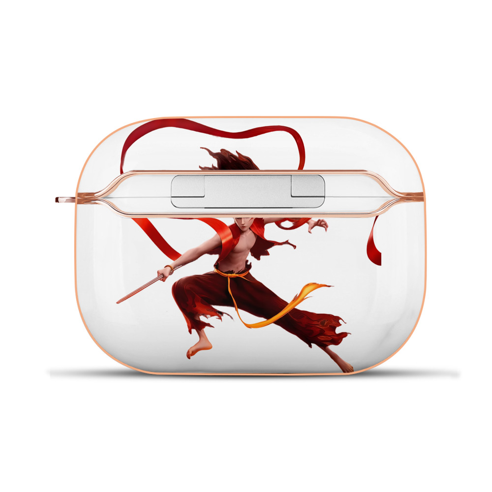 （画像用） Ne Zha 2 ナタ 魔童の大暴れ 【AirPods Pro用】ハードシェル保護ケース｜耐衝撃・防指紋・カラビナ付き商品仕様