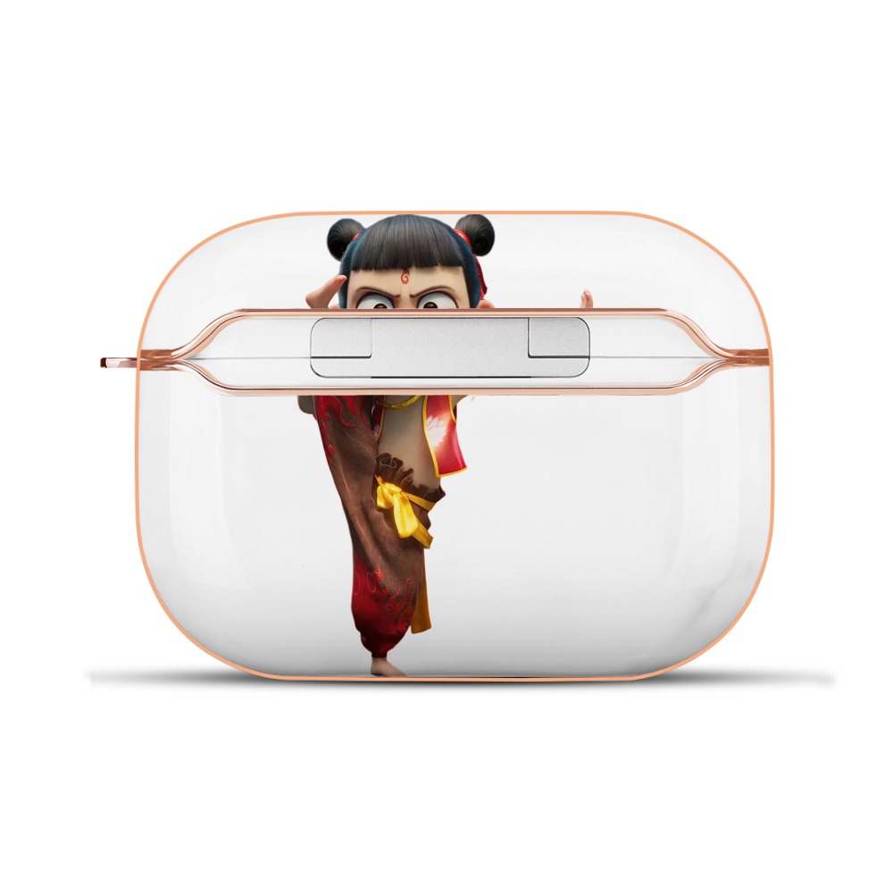 （画像用） Ne Zha 2 ナタ 魔童の大暴れ 【AirPods Pro用】ハードシェル保護ケース｜耐衝撃・防指紋・カラビナ付き商品仕様