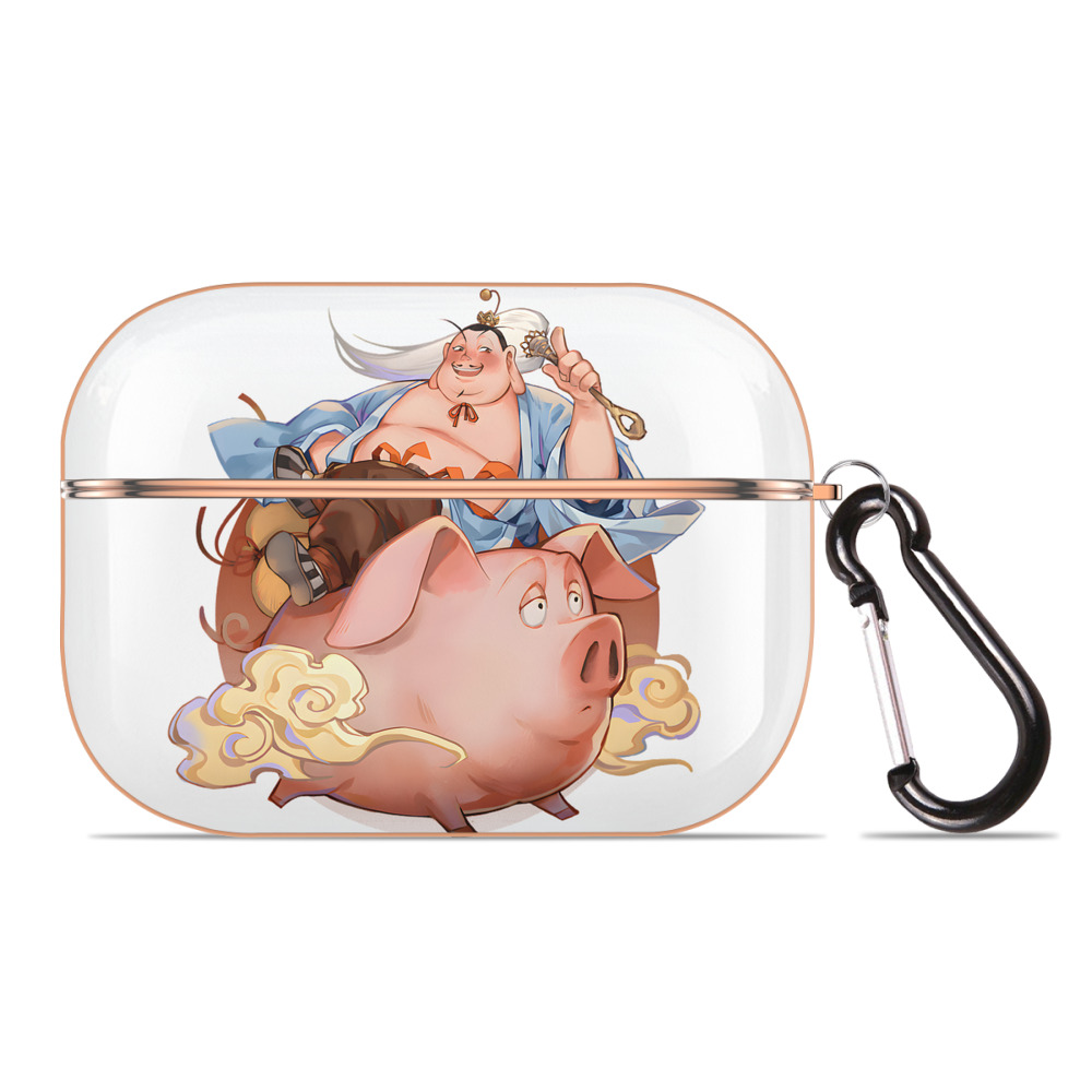 （画像用） Ne Zha 2 ナタ 魔童の大暴れ 【AirPods Pro用】ハードシェル保護ケース｜耐衝撃・防指紋・カラビナ付き商品仕様