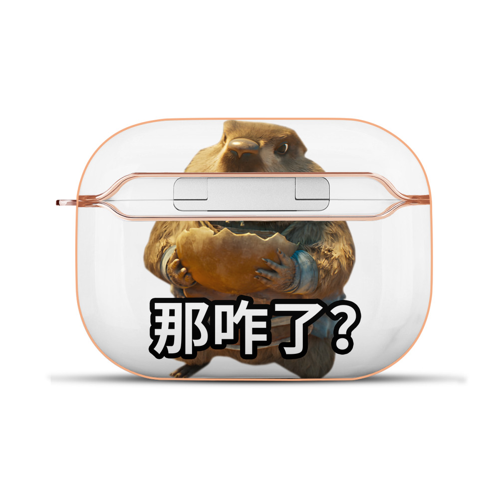 （画像用） Ne Zha 2 ナタ 魔童の大暴れ 【AirPods Pro用】ハードシェル保護ケース｜耐衝撃・防指紋・カラビナ付き商品仕様