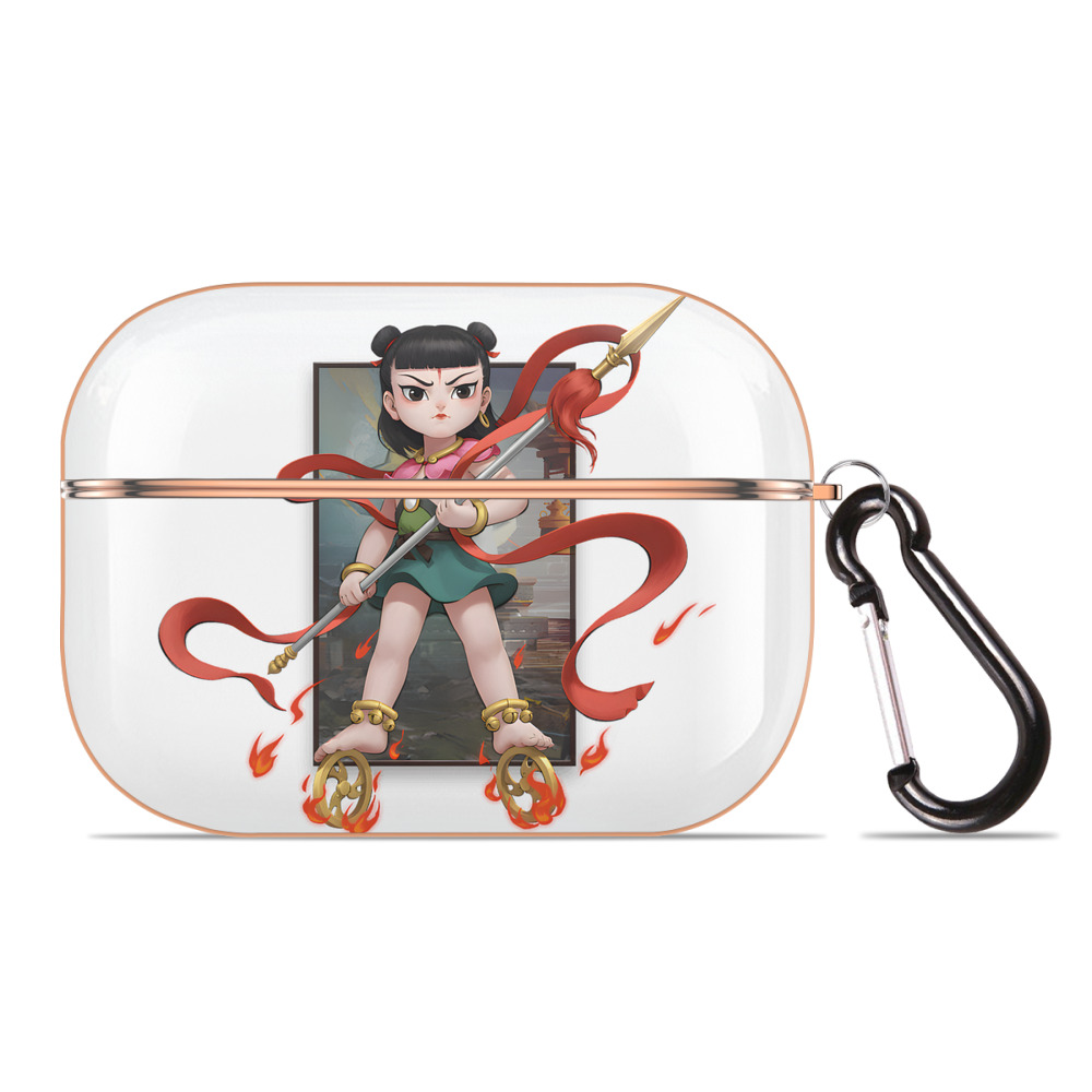 （画像用） Ne Zha 2 ナタ 魔童の大暴れ 【AirPods Pro用】ハードシェル保護ケース｜耐衝撃・防指紋・カラビナ付き商品仕様