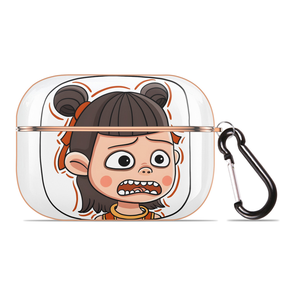 （画像用） Ne Zha 2 ナタ 魔童の大暴れ 【AirPods Pro用】ハードシェル保護ケース｜耐衝撃・防指紋・カラビナ付き商品仕様