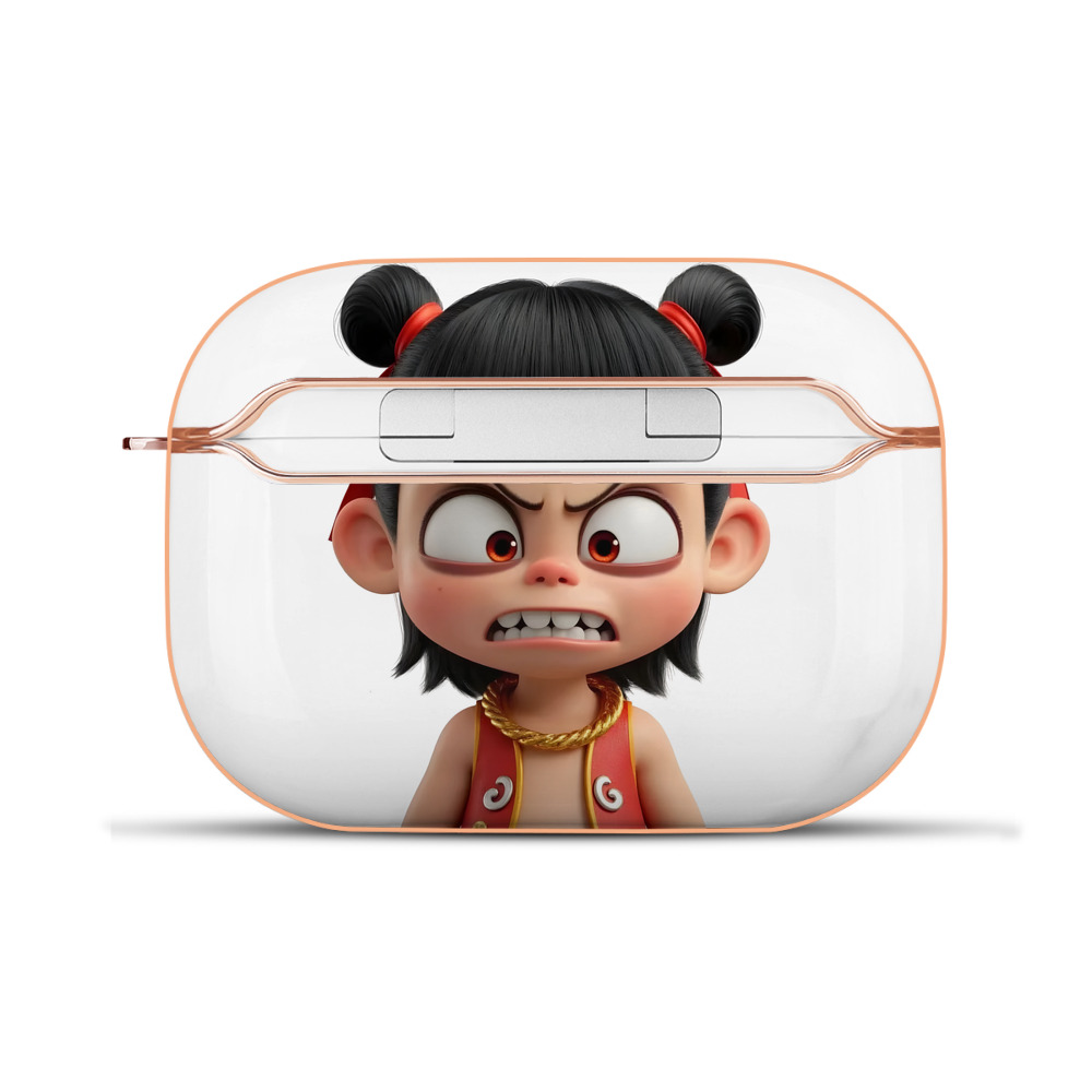 （画像用） Ne Zha 2 ナタ 魔童の大暴れ 【AirPods Pro用】ハードシェル保護ケース｜耐衝撃・防指紋・カラビナ付き商品仕様