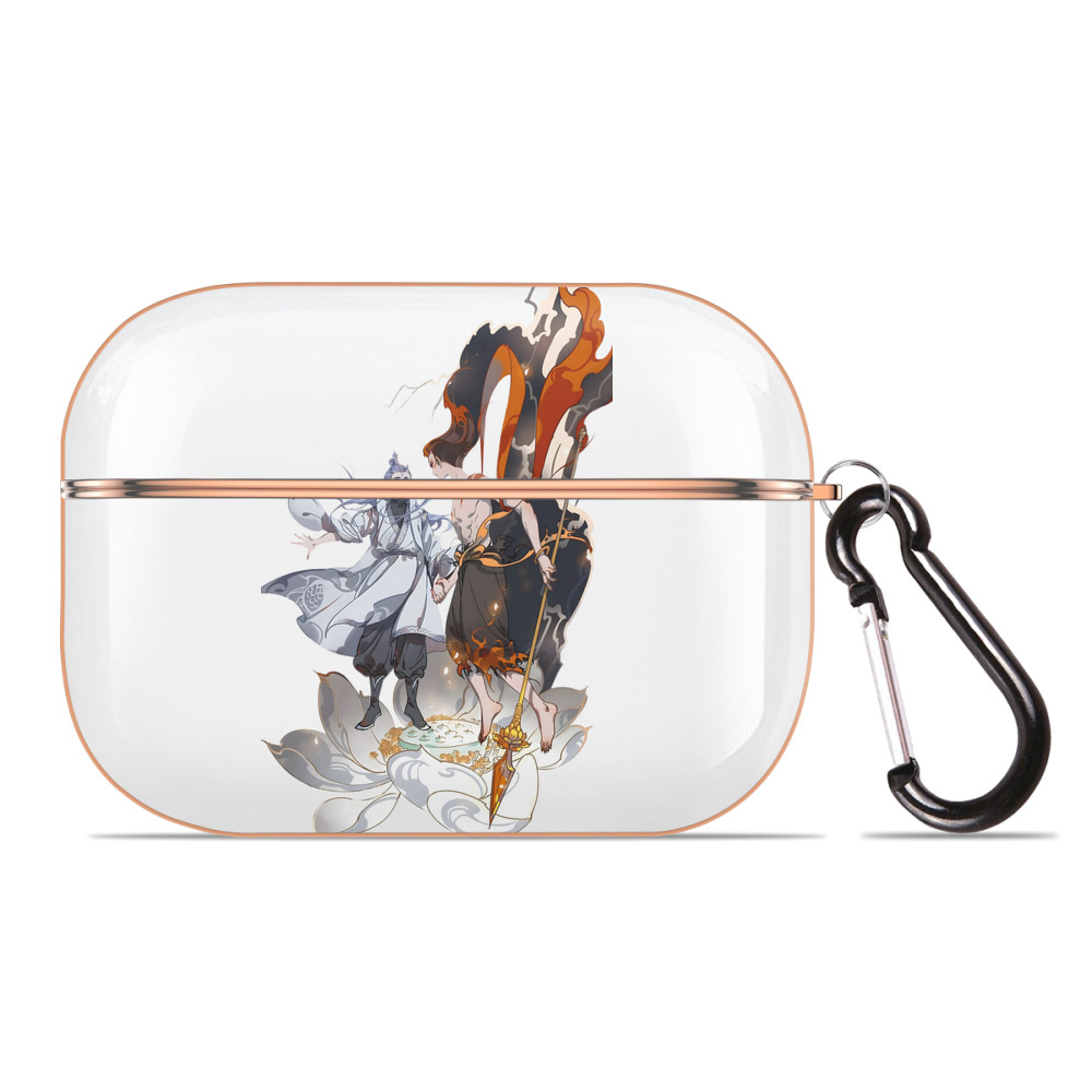 （画像用） Ne Zha 2 ナタ 魔童の大暴れ 【AirPods Pro用】ハードシェル保護ケース｜耐衝撃・防指紋・カラビナ付き商品仕様