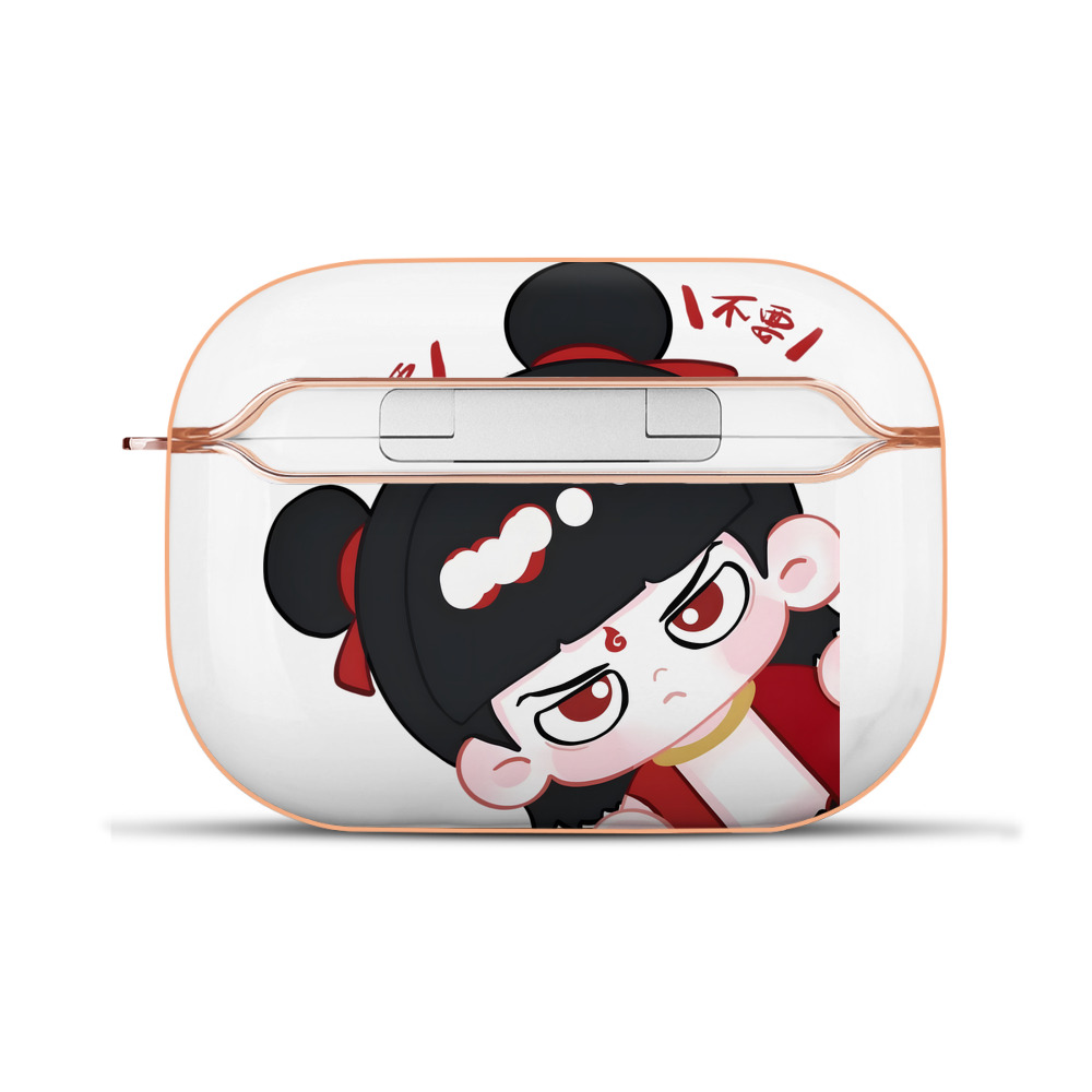 （画像用） Ne Zha 2 ナタ 魔童の大暴れ 【AirPods Pro用】ハードシェル保護ケース｜耐衝撃・防指紋・カラビナ付き商品仕様