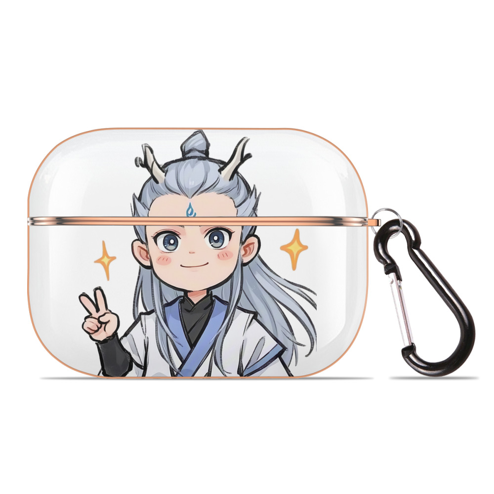（画像用） Ne Zha 2 ナタ 魔童の大暴れ 【AirPods Pro用】ハードシェル保護ケース｜耐衝撃・防指紋・カラビナ付き商品仕様