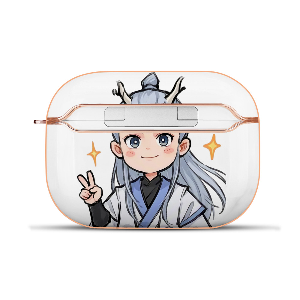 （画像用） Ne Zha 2 ナタ 魔童の大暴れ 【AirPods Pro用】ハードシェル保護ケース｜耐衝撃・防指紋・カラビナ付き商品仕様