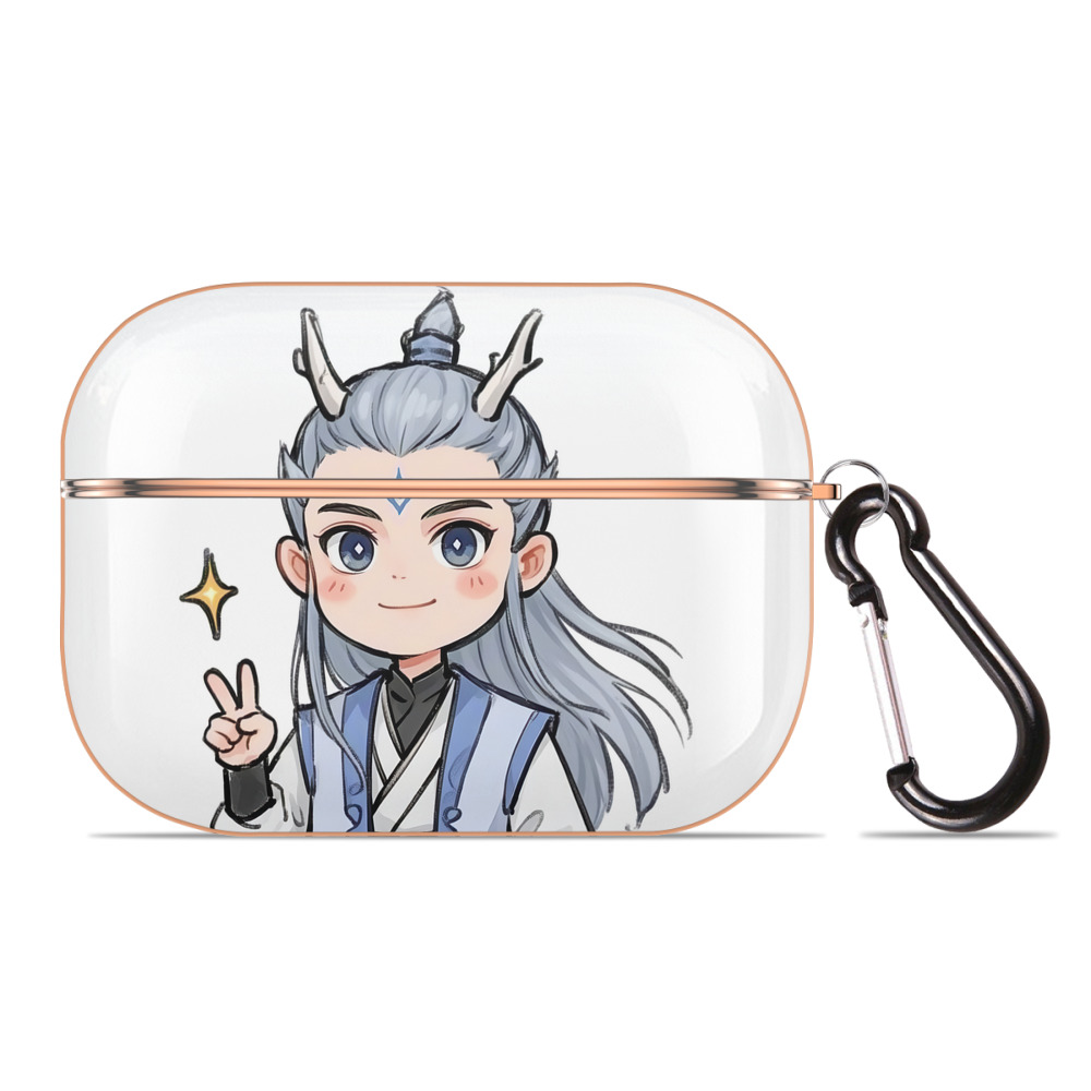 （画像用） Ne Zha 2 ナタ 魔童の大暴れ 【AirPods Pro用】ハードシェル保護ケース｜耐衝撃・防指紋・カラビナ付き商品仕様