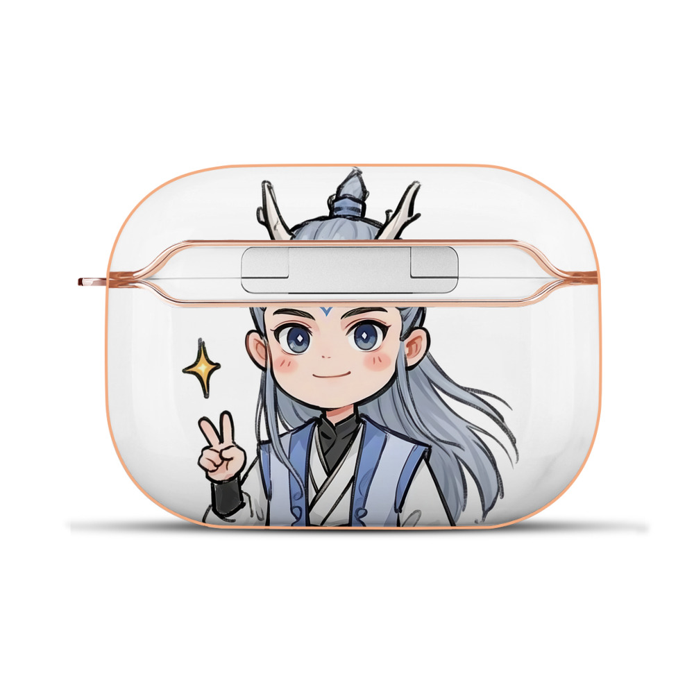 （画像用） Ne Zha 2 ナタ 魔童の大暴れ 【AirPods Pro用】ハードシェル保護ケース｜耐衝撃・防指紋・カラビナ付き商品仕様