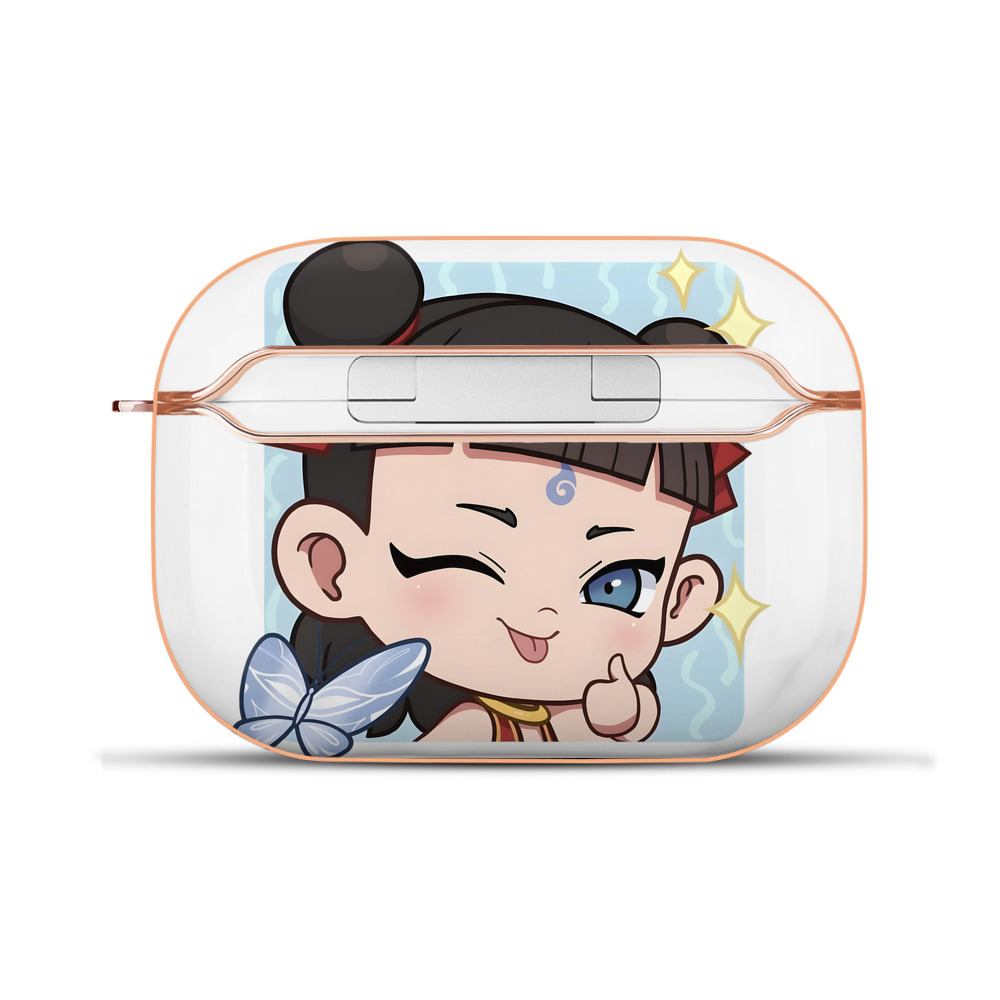 （画像用） Ne Zha 2 ナタ 魔童の大暴れ 【AirPods Pro用】ハードシェル保護ケース｜耐衝撃・防指紋・カラビナ付き商品仕様