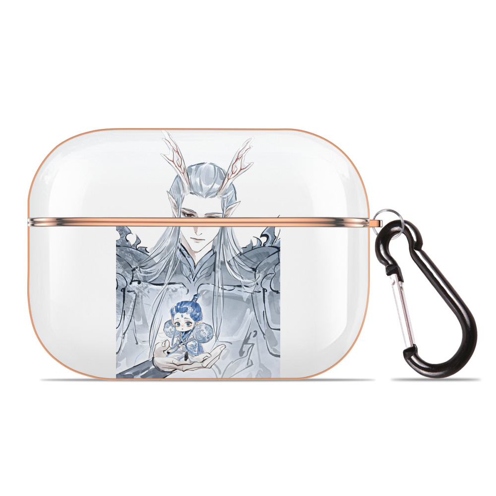 （画像用） Ne Zha 2 ナタ 魔童の大暴れ 【AirPods Pro用】ハードシェル保護ケース｜耐衝撃・防指紋・カラビナ付き商品仕様