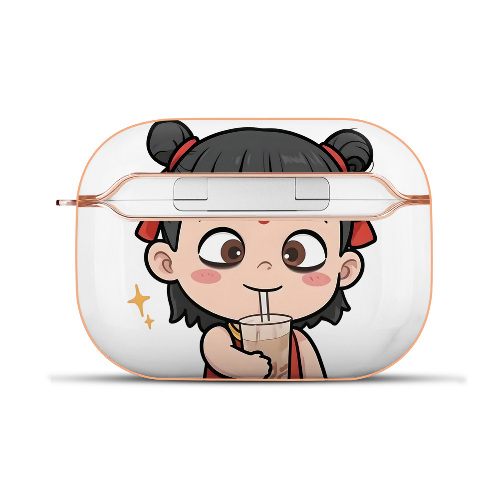 （画像用） Ne Zha 2 ナタ 魔童の大暴れ 【AirPods Pro用】ハードシェル保護ケース｜耐衝撃・防指紋・カラビナ付き商品仕様