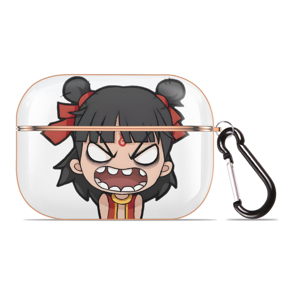 （画像用） Ne Zha 2 ナタ 魔童の大暴れ 【AirPods Pro用】ハードシェル保護ケース｜耐衝撃・防指紋・カラビナ付き商品仕様