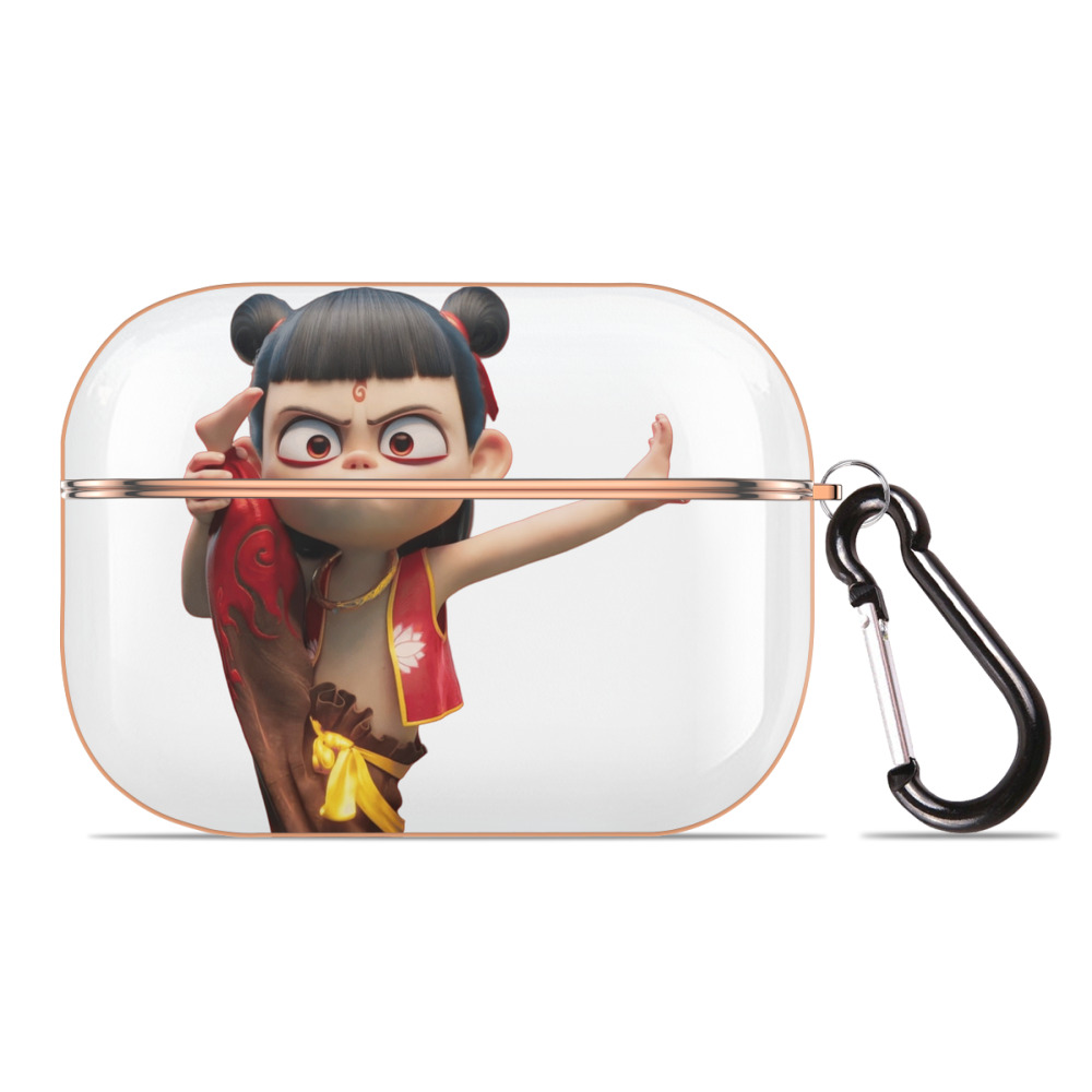 （画像用） Ne Zha 2 ナタ 魔童の大暴れ 【AirPods Pro用】ハードシェル保護ケース｜耐衝撃・防指紋・カラビナ付き商品仕様