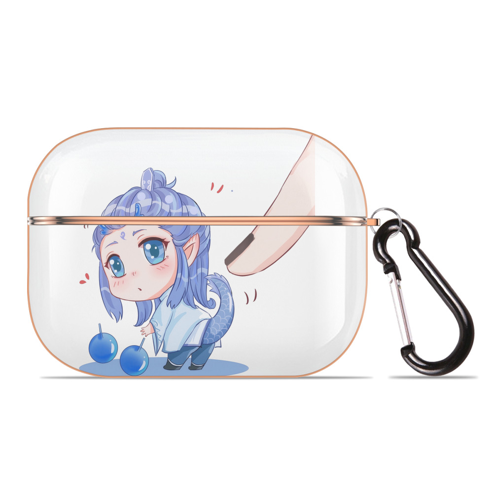 （画像用） Ne Zha 2 ナタ 魔童の大暴れ 【AirPods Pro用】ハードシェル保護ケース｜耐衝撃・防指紋・カラビナ付き商品仕様