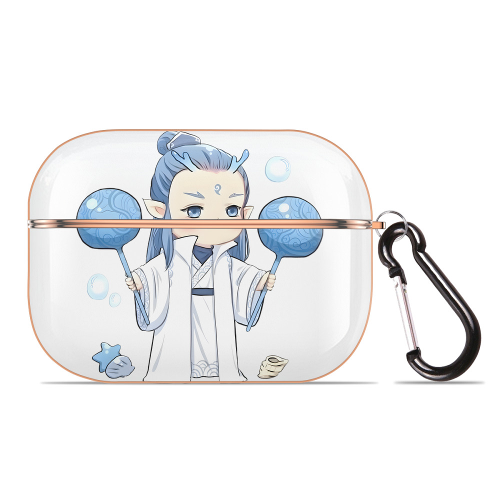 （画像用） Ne Zha 2 ナタ 魔童の大暴れ 【AirPods Pro用】ハードシェル保護ケース｜耐衝撃・防指紋・カラビナ付き商品仕様