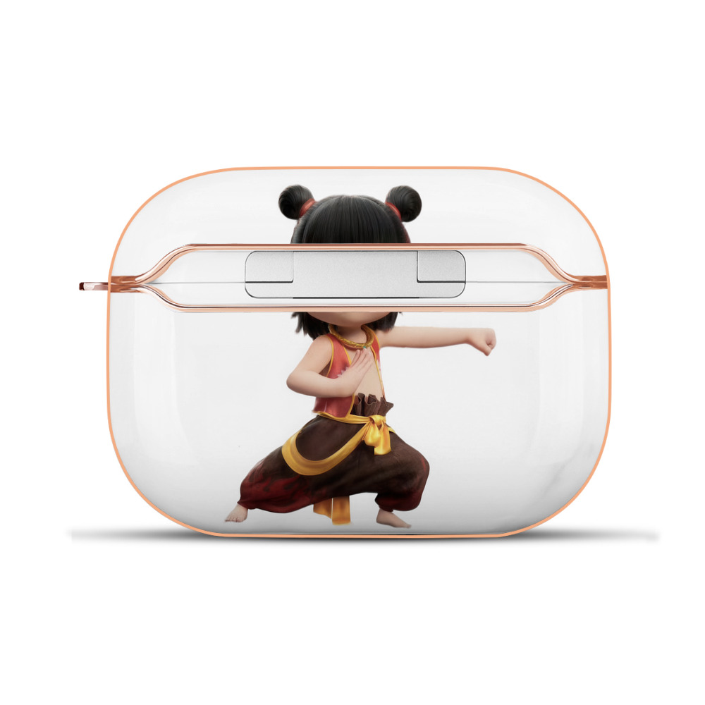 （画像用） Ne Zha 2 ナタ 魔童の大暴れ 【AirPods Pro用】ハードシェル保護ケース｜耐衝撃・防指紋・カラビナ付き商品仕様