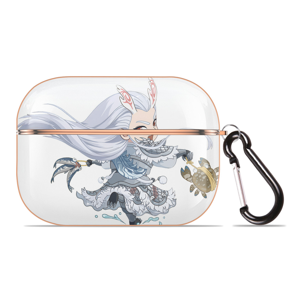 （画像用） Ne Zha 2 ナタ 魔童の大暴れ 【AirPods Pro用】ハードシェル保護ケース｜耐衝撃・防指紋・カラビナ付き商品仕様