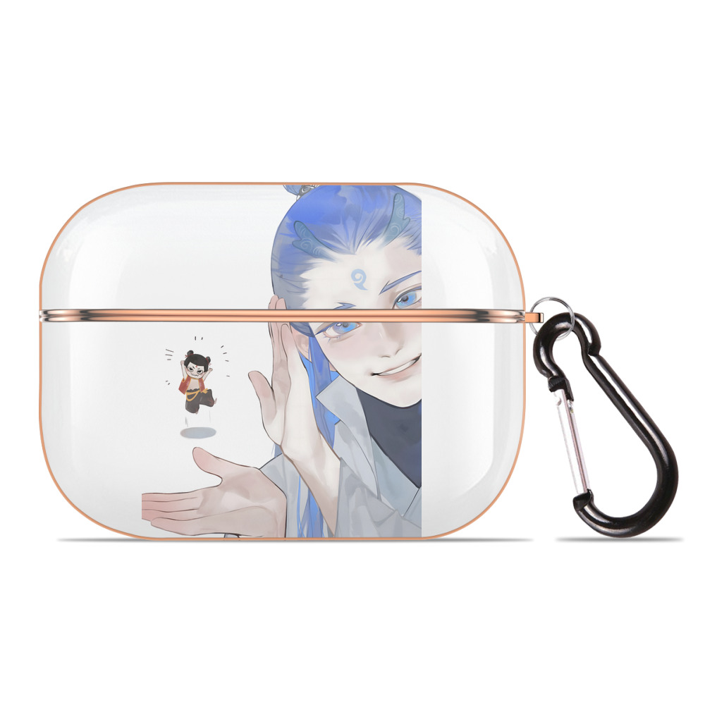 （画像用） Ne Zha 2 ナタ 魔童の大暴れ 【AirPods Pro用】ハードシェル保護ケース｜耐衝撃・防指紋・カラビナ付き商品仕様