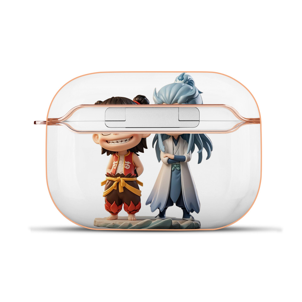 （画像用） Ne Zha 2 ナタ 魔童の大暴れ 【AirPods Pro用】ハードシェル保護ケース｜耐衝撃・防指紋・カラビナ付き商品仕様