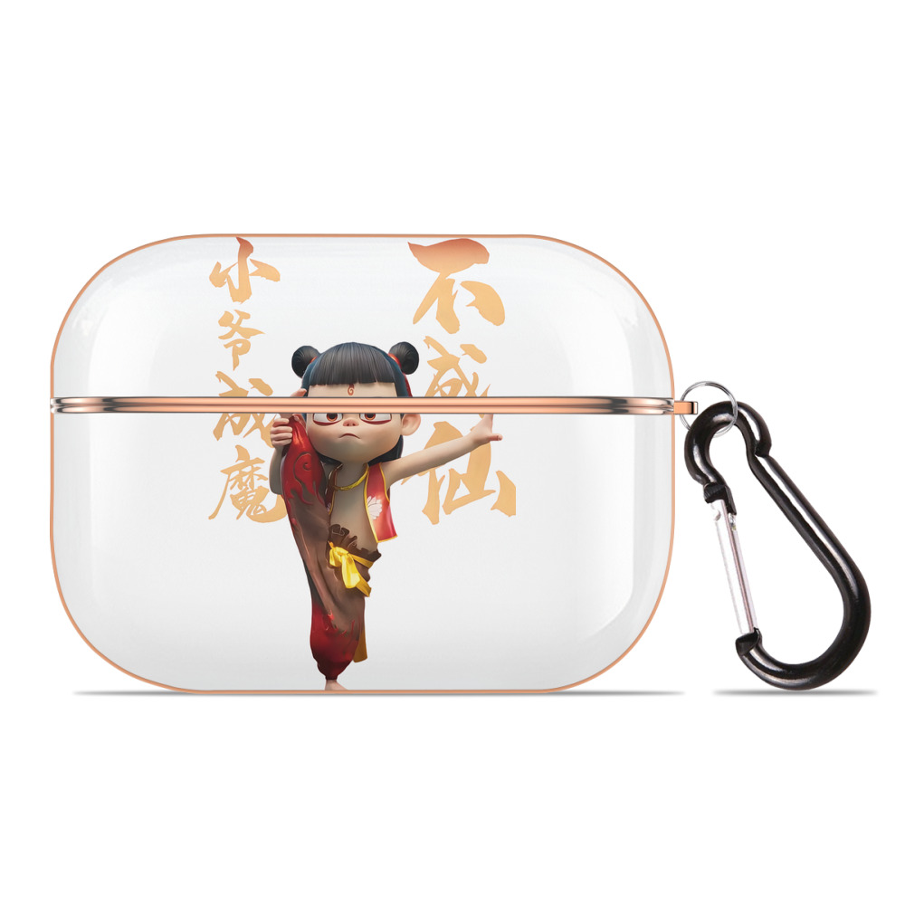 （画像用） Ne Zha 2 ナタ 魔童の大暴れ 【AirPods Pro用】ハードシェル保護ケース｜耐衝撃・防指紋・カラビナ付き商品仕様