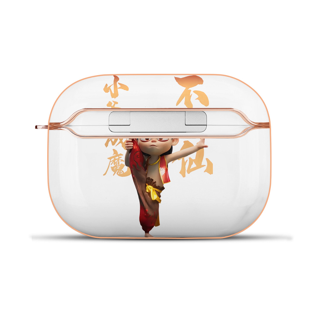 （画像用） Ne Zha 2 ナタ 魔童の大暴れ 【AirPods Pro用】ハードシェル保護ケース｜耐衝撃・防指紋・カラビナ付き商品仕様
