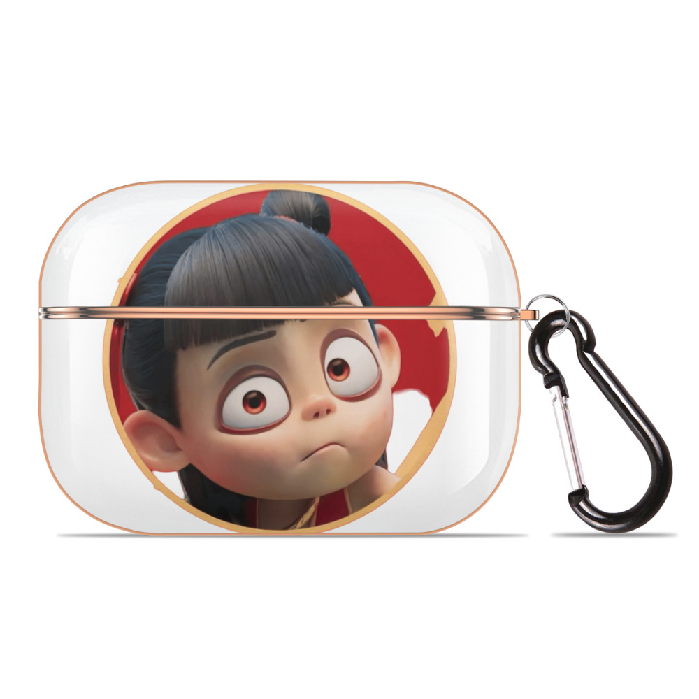 （画像用） Ne Zha 2 ナタ 魔童の大暴れ 【AirPods Pro用】ハードシェル保護ケース｜耐衝撃・防指紋・カラビナ付き商品仕様