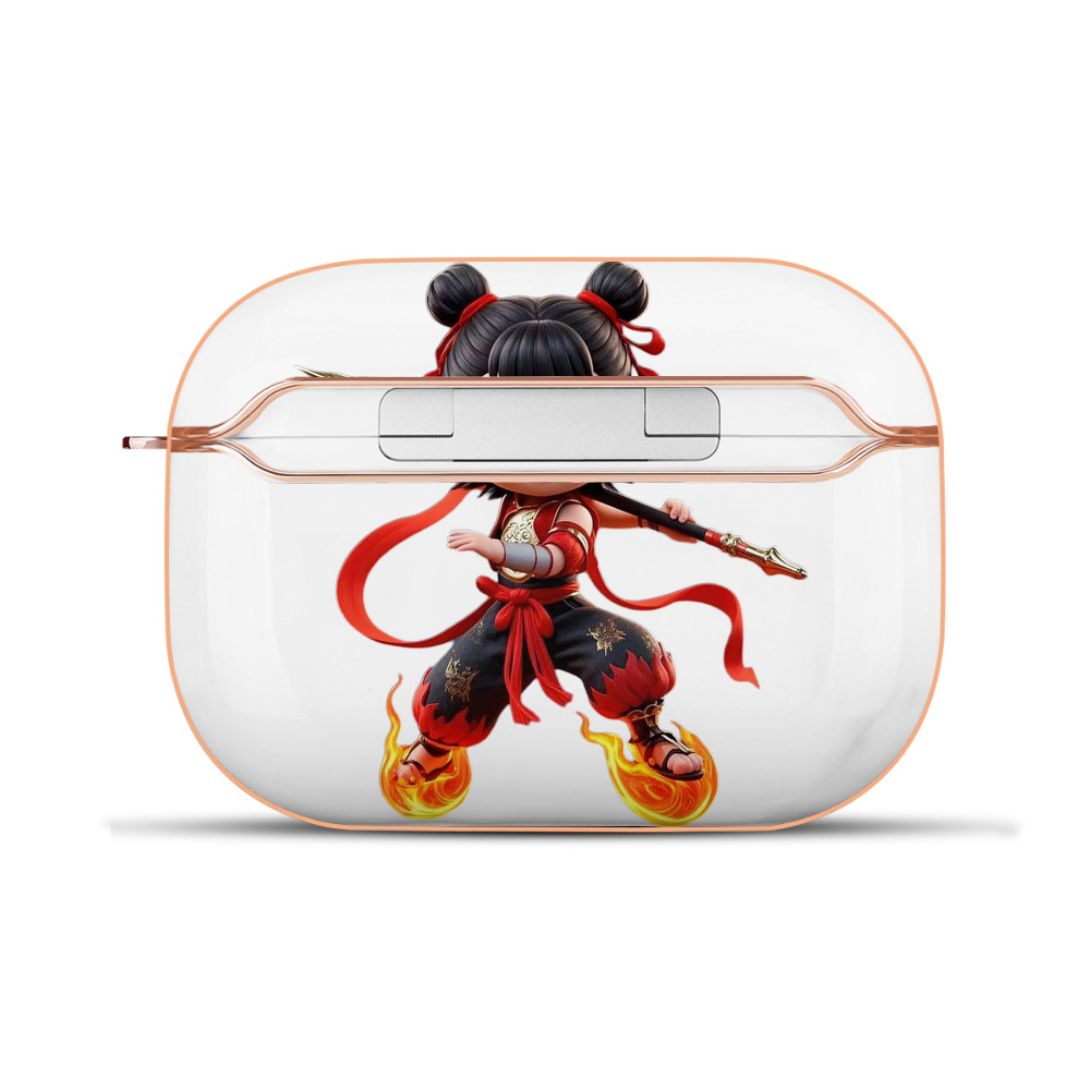 （画像用） Ne Zha 2 ナタ 魔童の大暴れ 【AirPods Pro用】ハードシェル保護ケース｜耐衝撃・防指紋・カラビナ付き商品仕様
