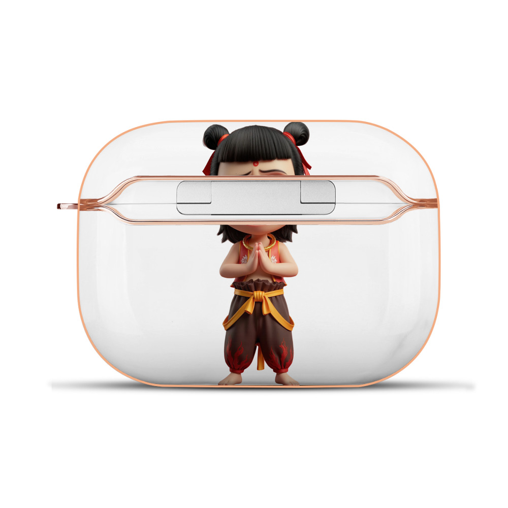 （画像用） Ne Zha 2 ナタ 魔童の大暴れ 【AirPods Pro用】ハードシェル保護ケース｜耐衝撃・防指紋・カラビナ付き商品仕様