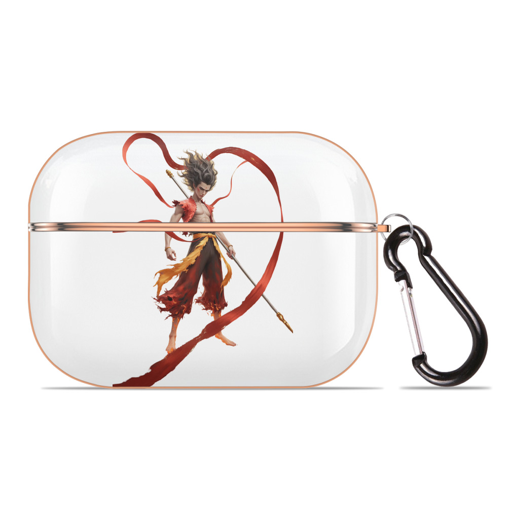 （画像用） Ne Zha 2 ナタ 魔童の大暴れ 【AirPods Pro用】ハードシェル保護ケース｜耐衝撃・防指紋・カラビナ付き商品仕様