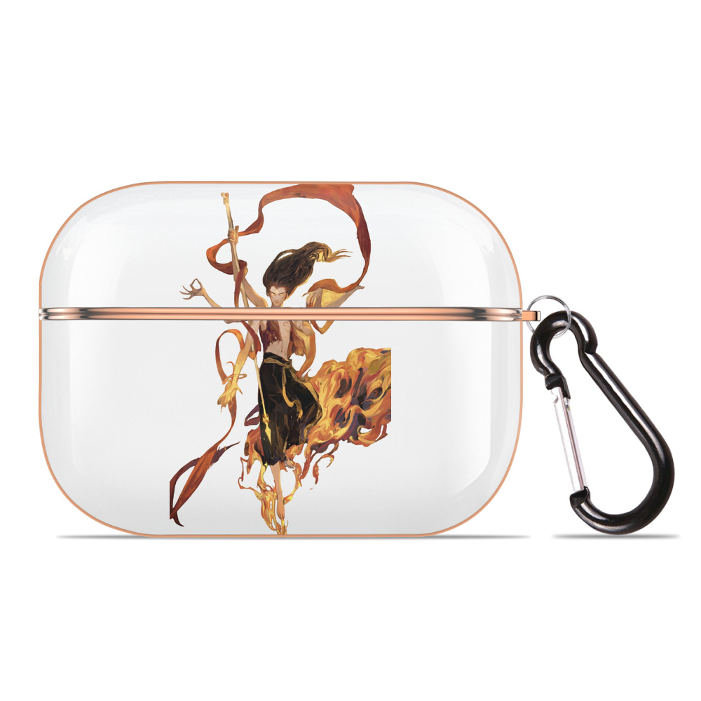（画像用） Ne Zha 2 ナタ 魔童の大暴れ 【AirPods Pro用】ハードシェル保護ケース｜耐衝撃・防指紋・カラビナ付き商品仕様