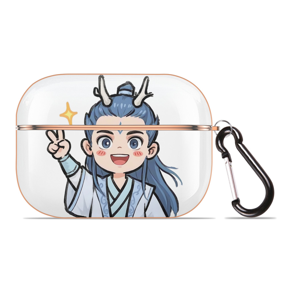 （画像用） Ne Zha 2 ナタ 魔童の大暴れ 【AirPods Pro用】ハードシェル保護ケース｜耐衝撃・防指紋・カラビナ付き商品仕様