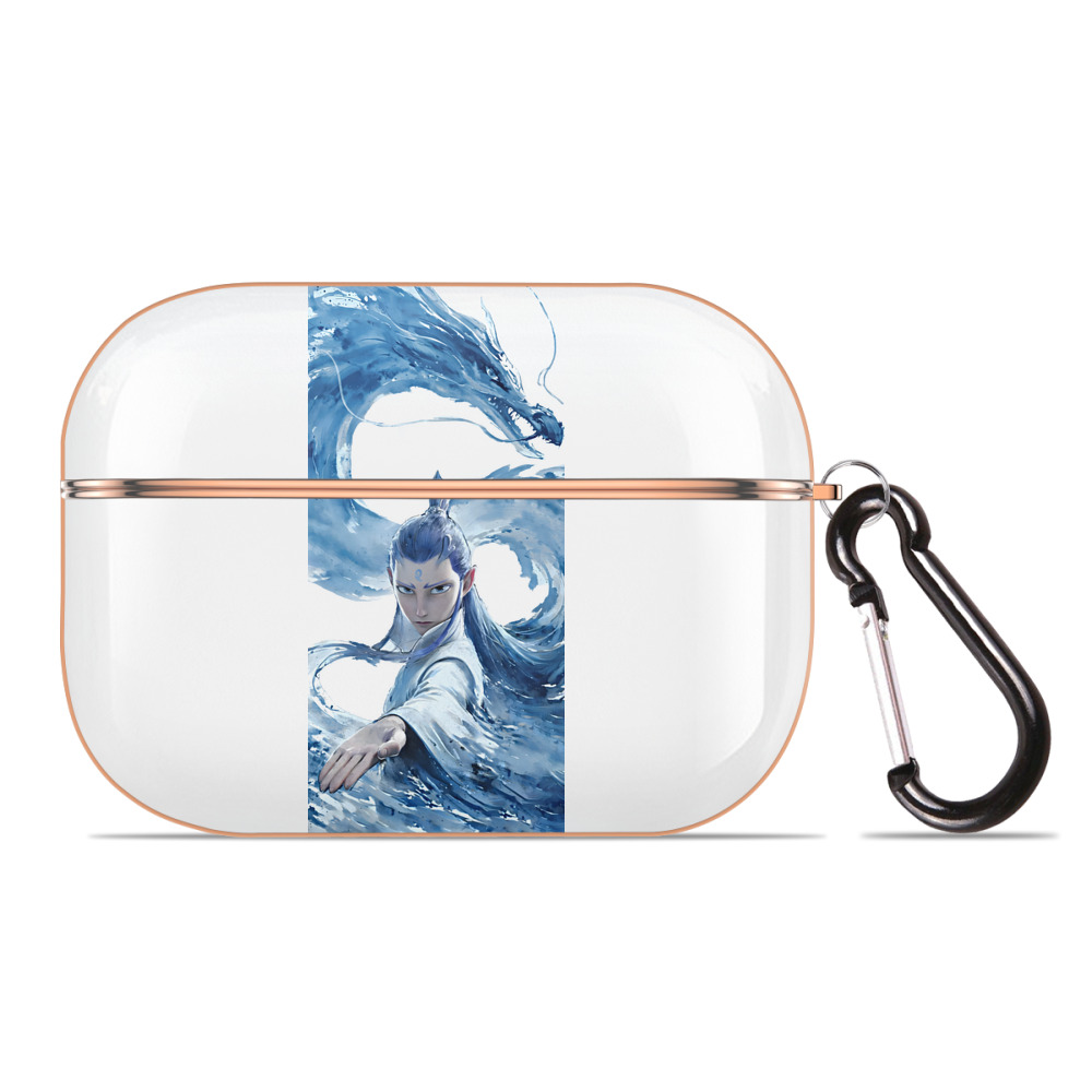 （画像用） Ne Zha 2 ナタ 魔童の大暴れ 【AirPods Pro用】ハードシェル保護ケース｜耐衝撃・防指紋・カラビナ付き商品仕様