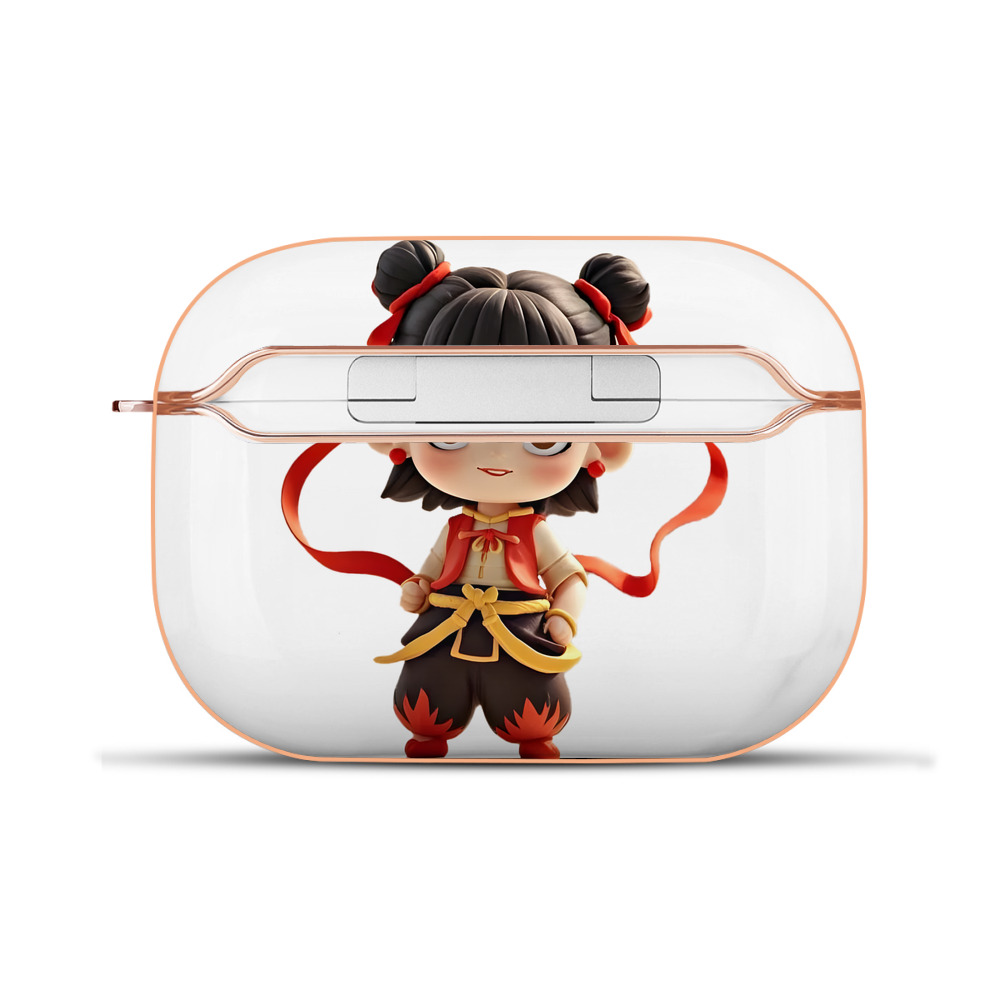 （画像用） Ne Zha 2 ナタ 魔童の大暴れ 【AirPods Pro用】ハードシェル保護ケース｜耐衝撃・防指紋・カラビナ付き商品仕様